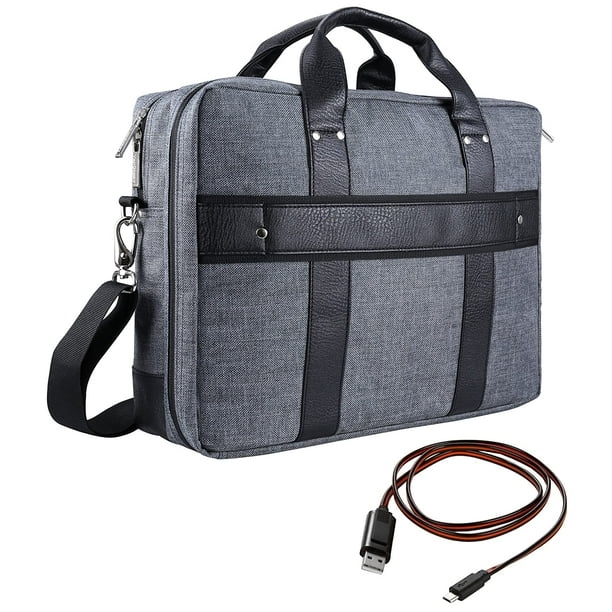 SumacLife Cady Shoulder Bag Briefcase for Dell Vostro 14 inch Laptops